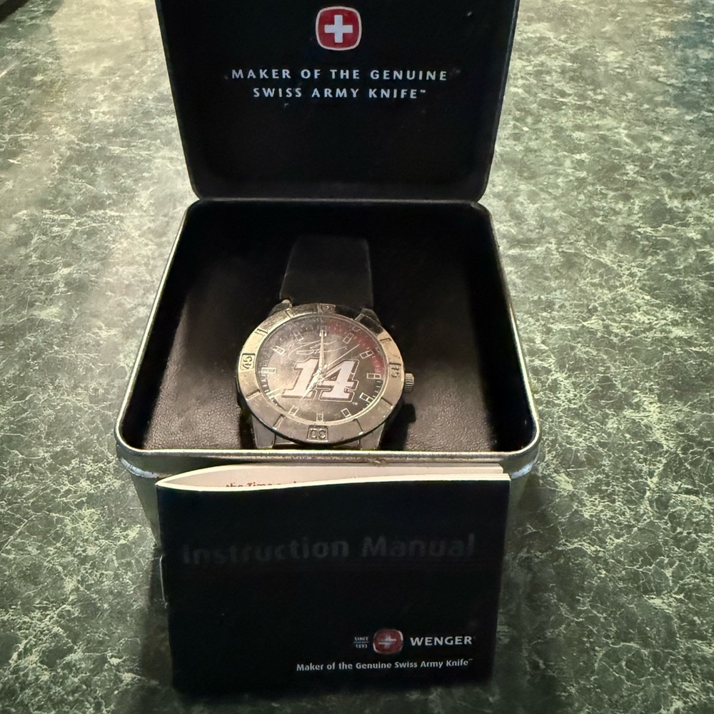 Wenger Black and Silver Timepiece